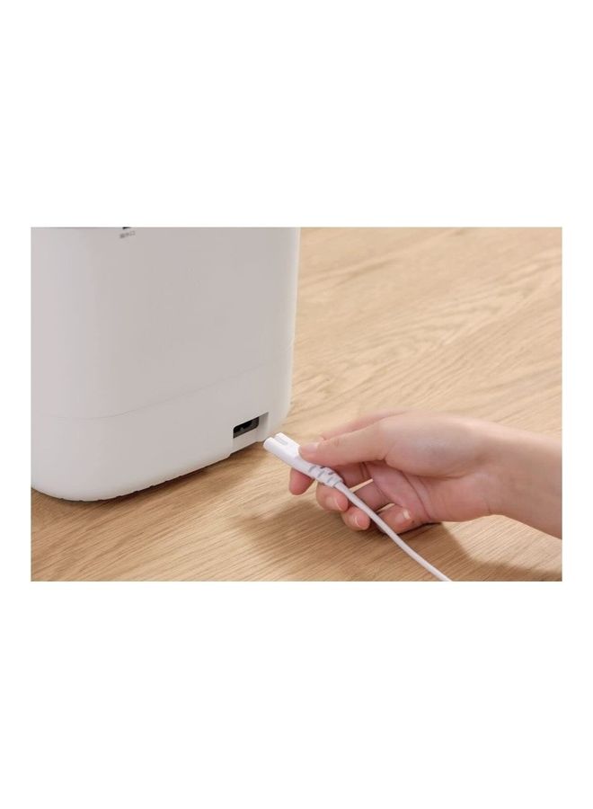 BLACK+DECKER 4L Humidifier For Room Size Upto 40m², 30W | Up to 80% Humidity Control |Has Cool & Warm Mist Options| 12hr Timer + Silent Sleep Mode HM4125-B5 White/Gold - Image 4