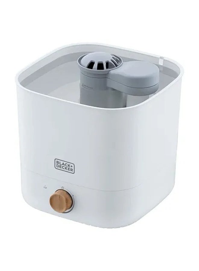 BLACK+DECKER 4L Humidifier For Room Size Upto 40m², 30W | Up to 80% Humidity Control |Has Cool & Warm Mist Options| 12hr Timer + Silent Sleep Mode HM4125-B5 White/Gold - Image 3