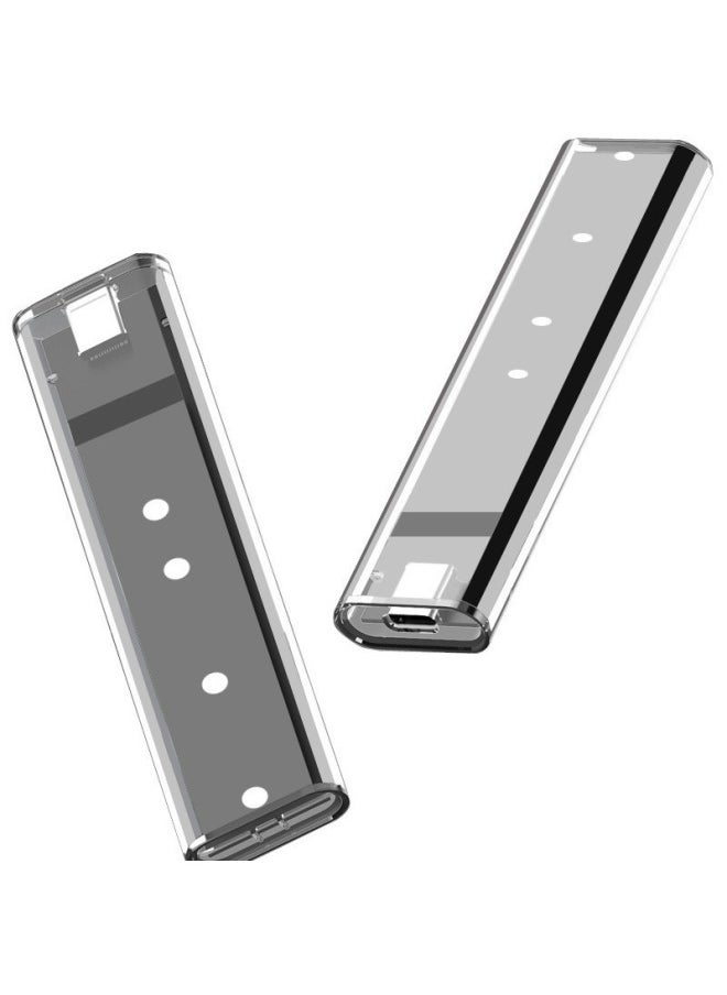 Transparent Push-Pull M.2 Solid State SSD Hard Disk Box NVME/NGFF/SATA To USB3.1 Speed Type-C-Colour:Ngff/nvme Dual Protocol  - Image 5