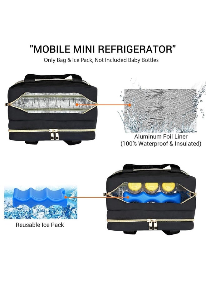 general Portable wearable breast pump handbag baby bottle bag refrigerated bag - Image 4