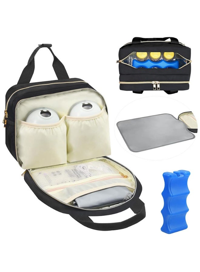 general Portable wearable breast pump handbag baby bottle bag refrigerated bag - Image 1