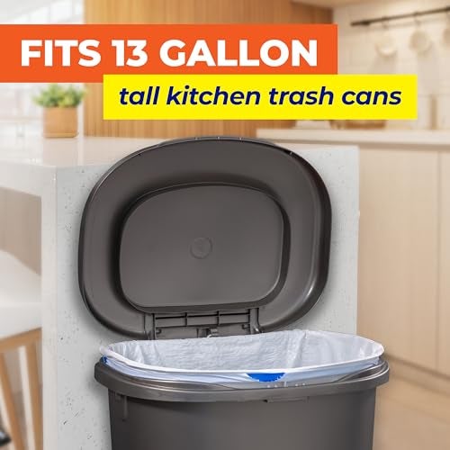 Hefty Essentials Drawstring 13 Gallon Kitchen Trash Bags 120 Count Tall Unscented Trash Bags for Kitchens Home Offices or Laundry Rooms Easy to Tie Lift and Carry White - Image 3