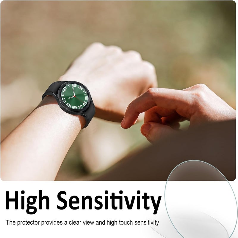 OpenTech ® Tempered Glass Screen Protector Compatible for Samsung Galaxy Watch 6 Classic 47mm / Samsung Galaxy Watch Ultra (47mm) (Pack of 2) with Easy Installation kit - Image 5