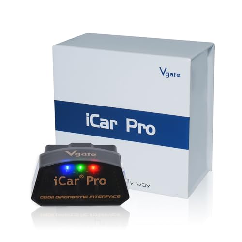 Vgate iCar Pro(BT3.0/ BLE4.0) OBD2 Scanner Bluetooth Code Reader Diagnostic Scan Tool for Android & iOS & Windows Compatible with ELM327 Adapter - Image 1