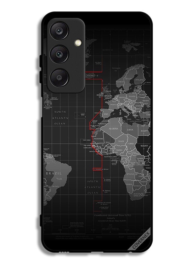 Covernex Samsung Galaxy A25 5G Protective Case Cover World Map - Image 1