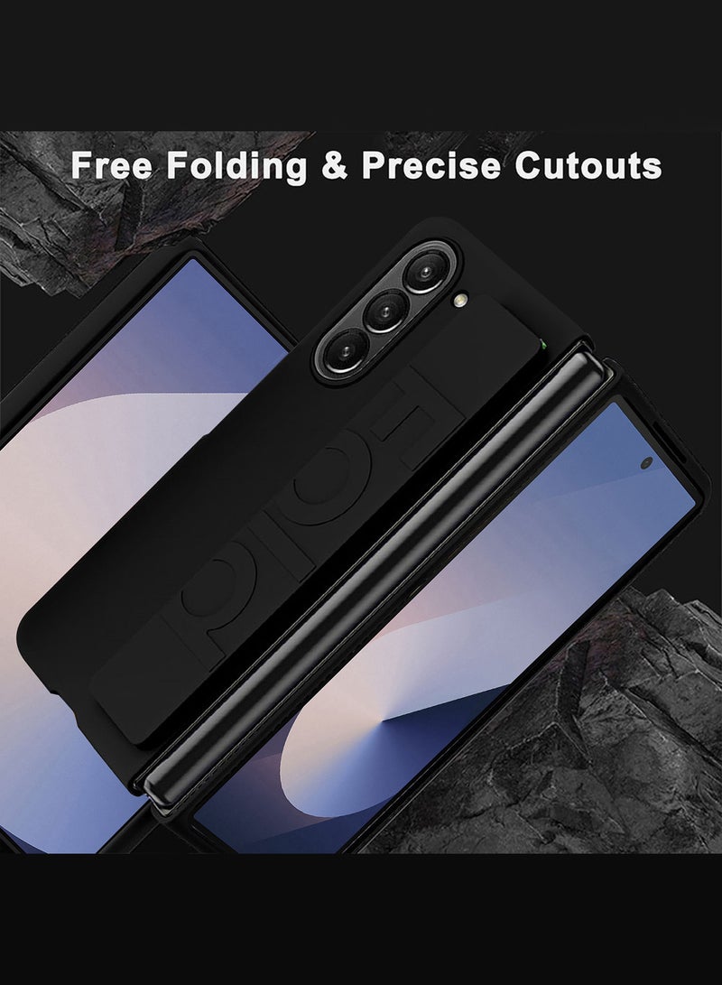 CATANES ( for Samsung Galaxy Z Fold 6 2024 ) Case, Slim and Lightweight Design, Wrist Strap Handheld Folding Mobile Phone Protective Case - Image 3