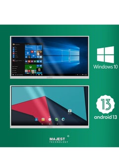 Majesty Majesty 75 Inch 4K Interactive Touch Screen, Dual System E-Board (Android 13 + Windows 11), Intel i7 Processor, 16G RAM, 1TB SSD, 4K UHD 16:9 Display, for Office, Classroom  - Image 3