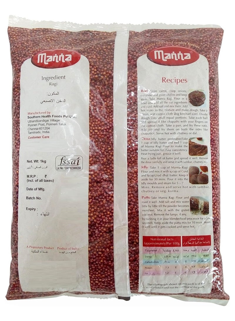 MANNA Ragi Flour 1 Kg - Image 2