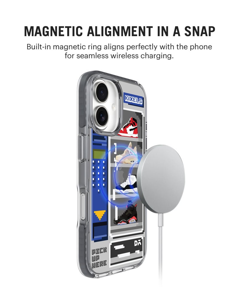 DailyObjects Case for iPhone 17 Compatible with Mag-Safe Wireless Charging, Stride 2.0 Kixel Dispenser Slim Shockproof Back Cover with Inner Magnetic Ring - Image 3
