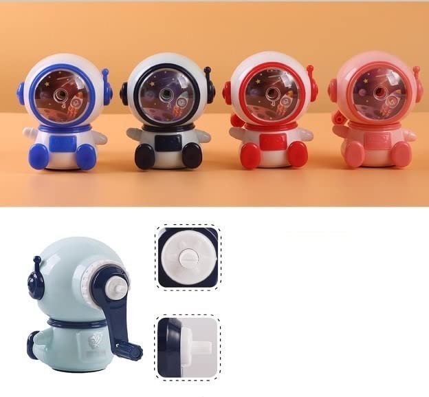 TEMSON Pencil Sharpener – Pencil Sharpener for Kids,Space Shaped Pencil Sharpeners for School Supply(18117) (Blue) - Image 4