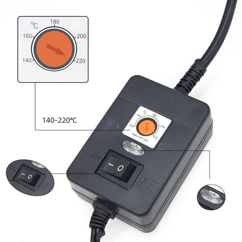 Generic Glue Melting Device with Adjustable Settings for Hairdressing Beads - Image 3