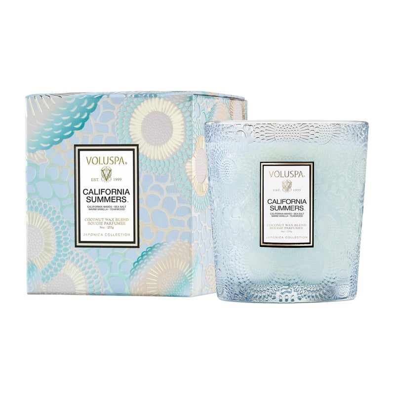 Voluspa California Summers Candle Jar, 9 oz, Coconut Wax Blend, Classic Scented Candles for Home, 60 Hour Burn Time, Poured in The USA - Image 1