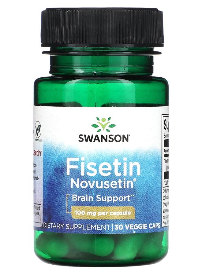SWANSON Fisetin Novusetin 100 mg 30 Veggie Caps