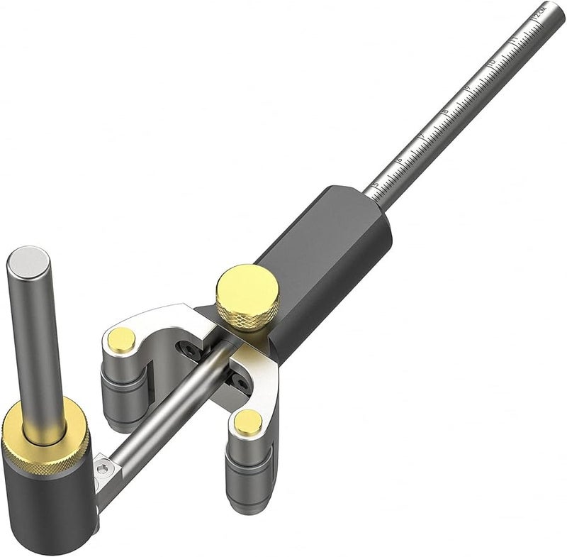 FTVOGUE 120mm Aluminum Alloy Scribing Tool with Pen Holder for Woodworking - Image 2