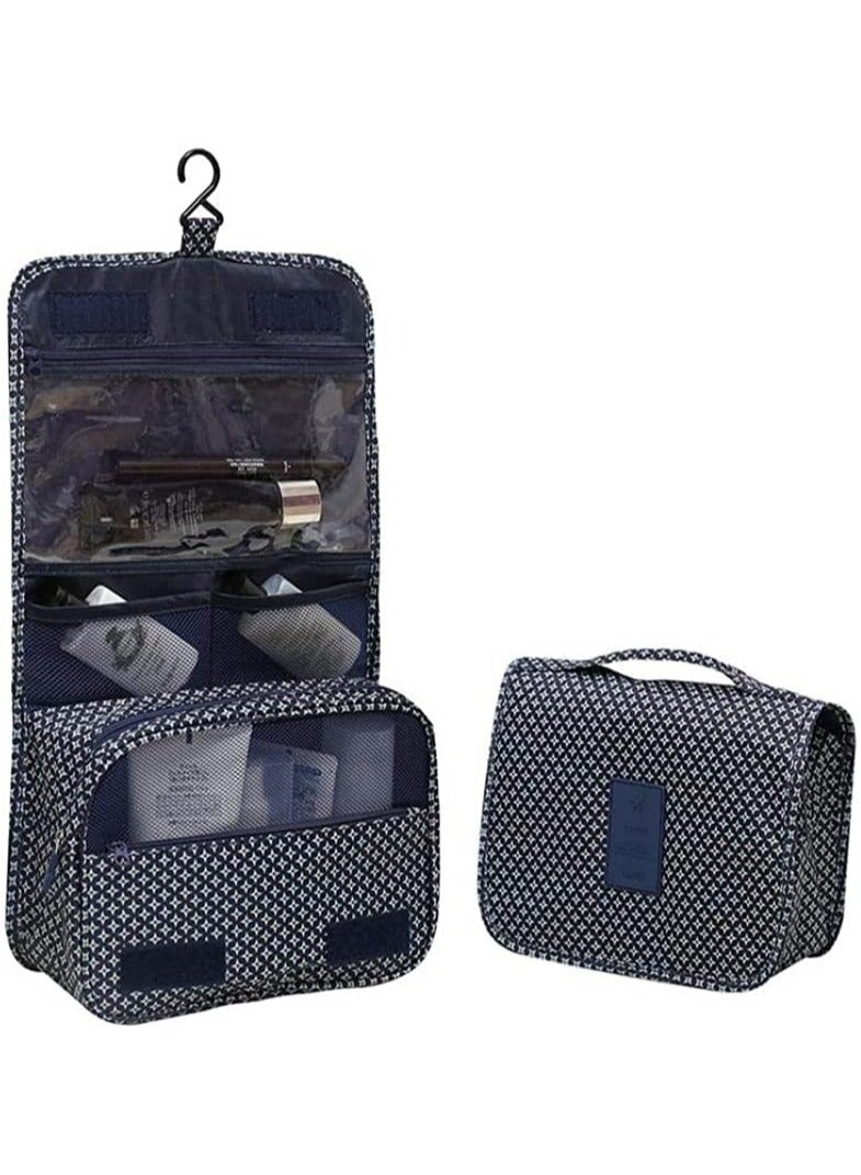 أوريتي حقيبة مستحضرات التجميل للماء أزرق/أبيض - Image 1