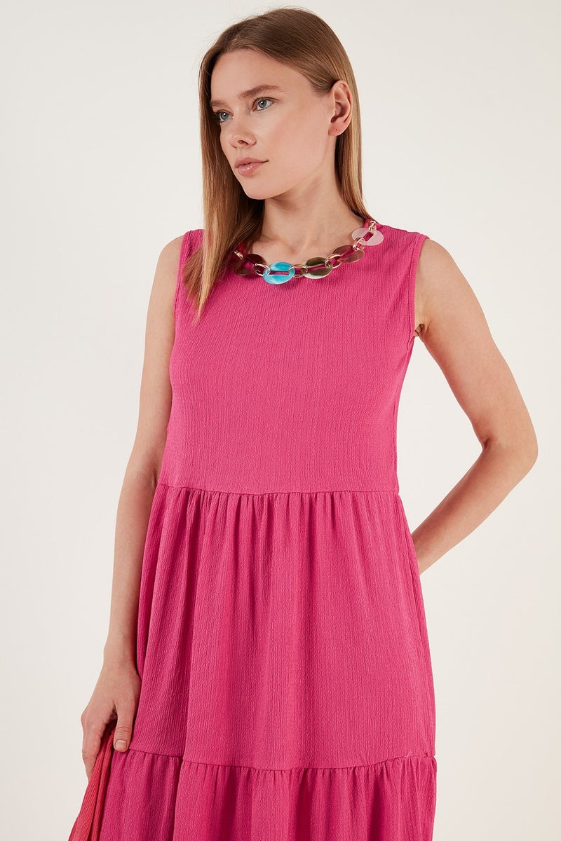 Lela Tiered Sleeveless Dress  - Image 3