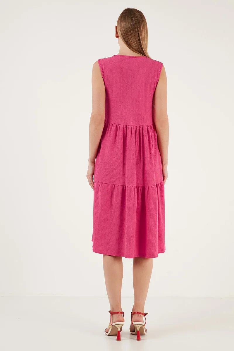 Lela Tiered Sleeveless Dress