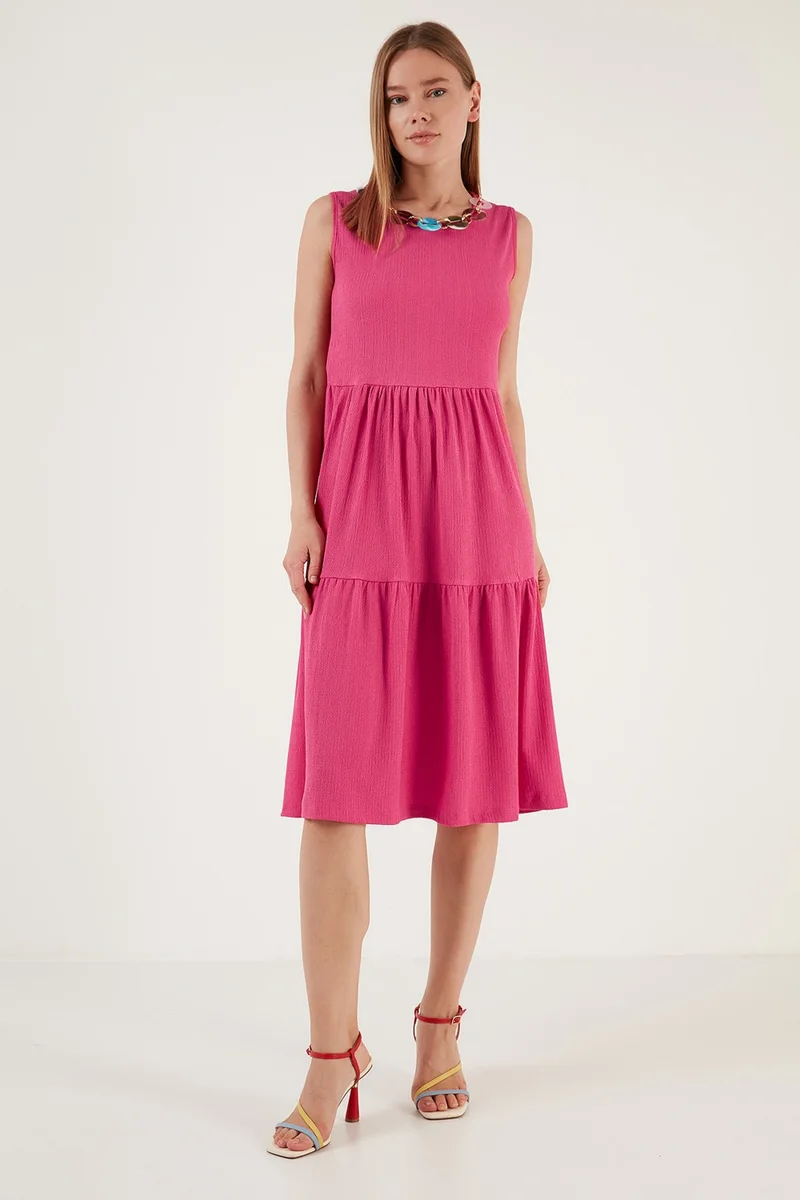 Lela Tiered Sleeveless Dress