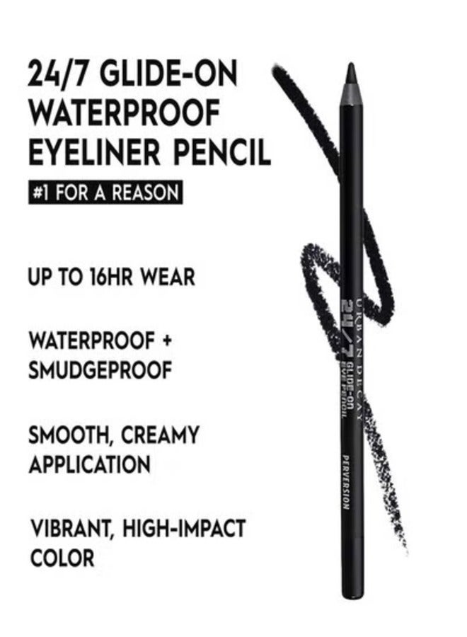 Urban Decay 24/7 Glide On Waterproof Eye Pencil Perversion Black 1.2g - Image 4