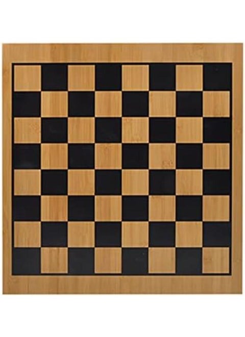 MDRBB Chess Portable Chess Set Bamboo Chess Board Double Sided Dual-Purpose Chessboard Go Chinese And Chess Board Only Chess Board 18.5x17.3 Inch Chess Board (Color : Only Chess Board A)
