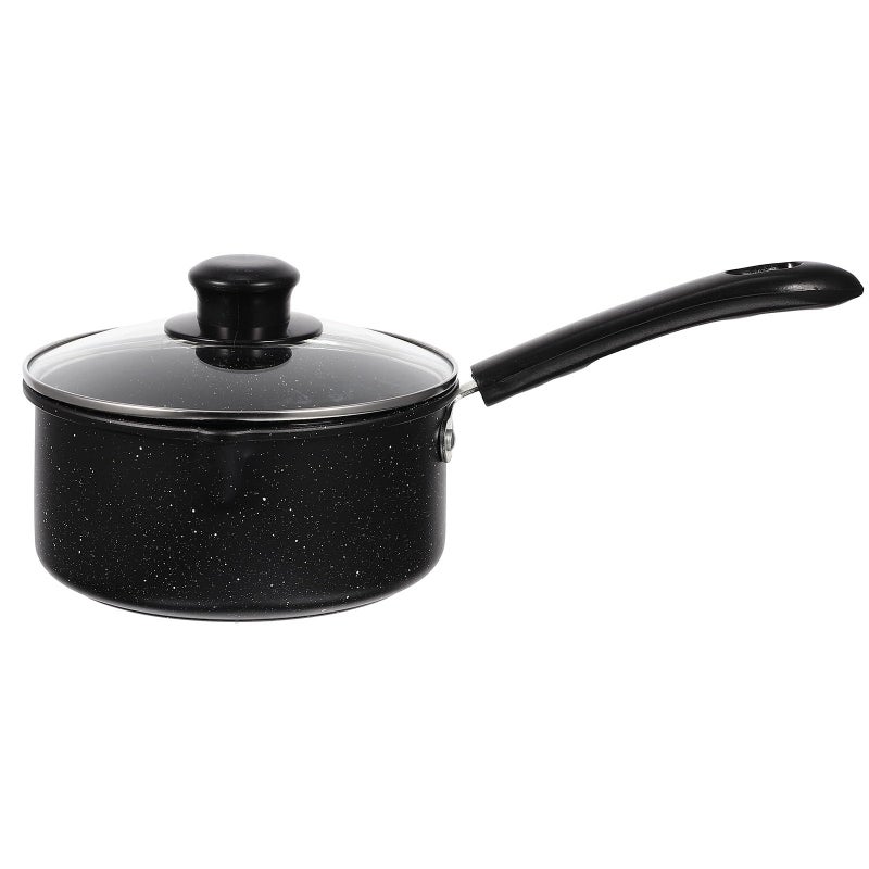 16cm Non Stick Maifan Stone Milk Pot With Lid Multi Function Saucepan For Stovetop Cooking - Image 2