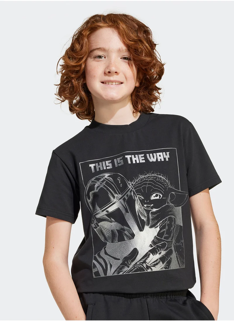 اديداس Youth Star Wars Mandalorian Graphic T-Shirt