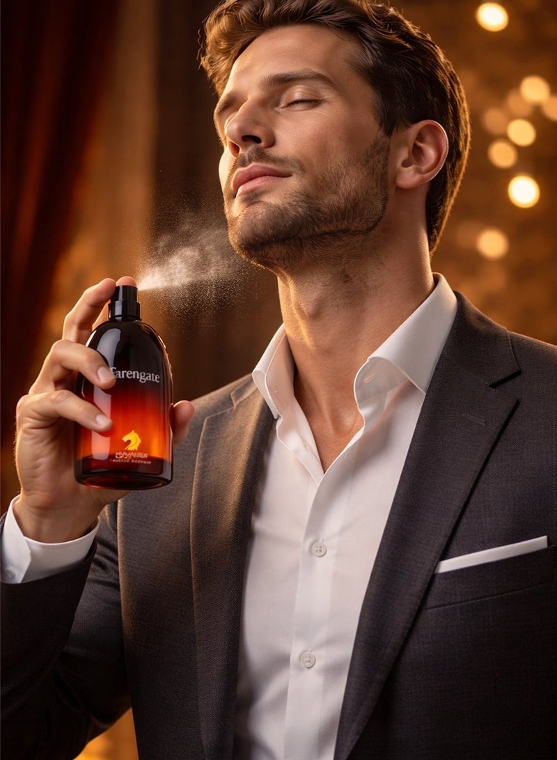 كافاليير بيرفيوم عطر فارينجيت للرجال 100 مل | عطر رجالي يدوم طويلاً بنفحات مائية وتوابل ناعمة مع لمسات من المسك والحلاوة | عطر رجالي فاخر | كافاليير للعطور - Image 3