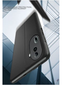 Wtech Smart Mirror Window Flip Phone Case Auto Sleep Wake Case Cover For Oppo Reno11 Pro 5G 2024 Black  - Image 2
