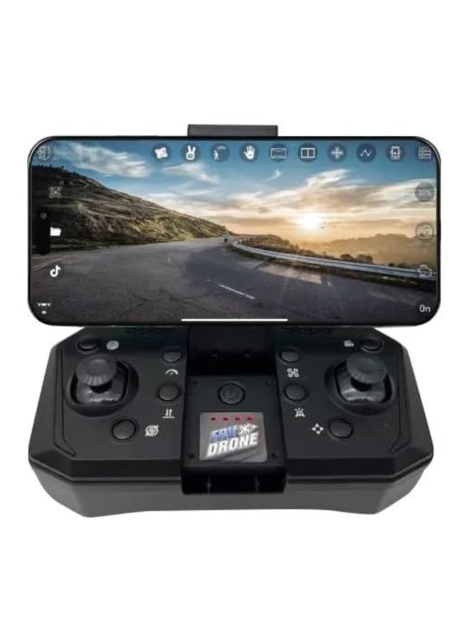 porodo Aerovision FPV Racing Drone with 6-Axis Gyro Stabilizer, 360° Flip, Optical Flow Height Control, Auto Obstacle Avoidance, 1800mAh Battery, 14–15 Min Flight Time & 80–100m Control Range - Image 3