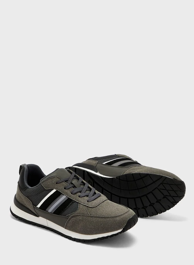 Seventy Five Webbing Detail Casual Sneakers