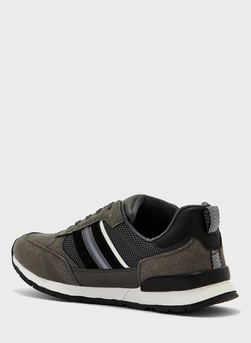 Seventy Five Webbing Detail Casual Sneakers