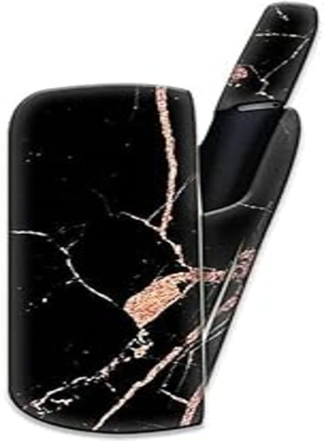 Ozo Skins Marble Sticker for Iqos (Black/Pink)