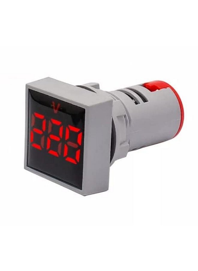 ماركة غير محددة مصباح إشارة LED مربع مؤشر LED من SP Electron AC 60-500V Digital Voltmeter (أحمر، أصفر، أخضر)  - Image 3