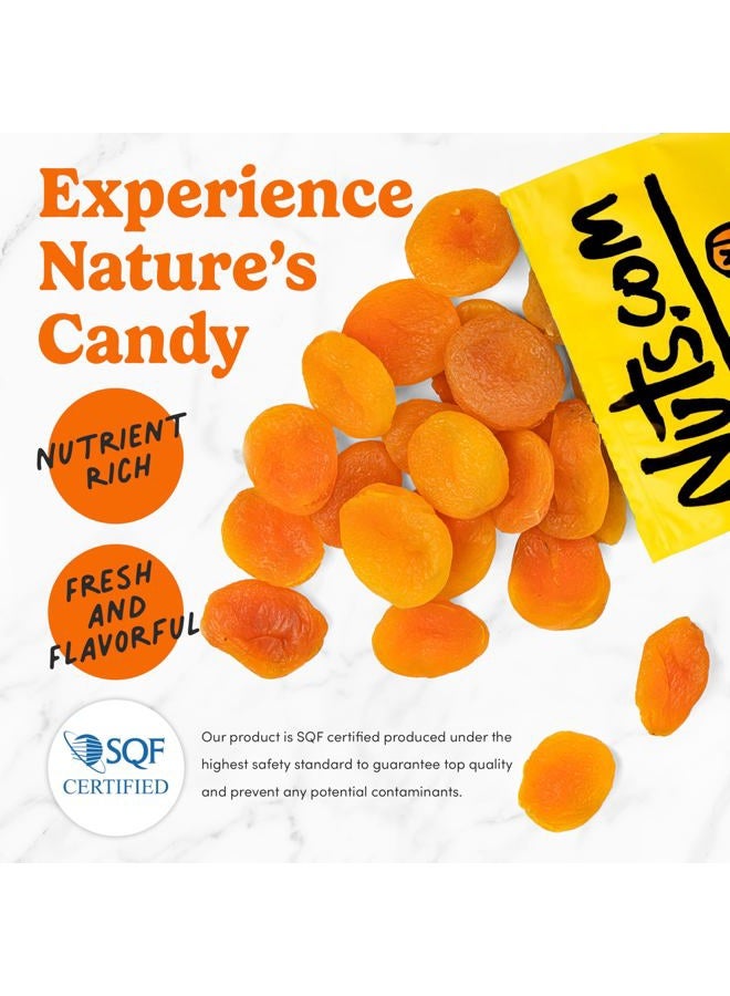 Nuts.com – Dried Apricots – No Sugar Added, Healthy Fruit Snack for Adults & Kids – Naturally Plump & Juicy, Good Source of Potassium & Fiber – Vegan, Gluten-Free & Kosher Pareve – 2 Pound Bag - Image 2