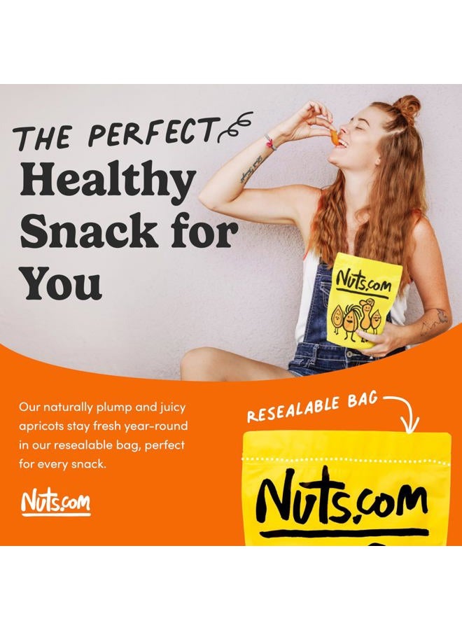 Nuts.com – Dried Apricots – No Sugar Added, Healthy Fruit Snack for Adults & Kids – Naturally Plump & Juicy, Good Source of Potassium & Fiber – Vegan, Gluten-Free & Kosher Pareve – 2 Pound Bag - Image 5