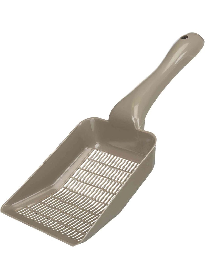 Trixie Plastic Scoop for Clumping & Heavy Ultra Cat Litter, X-Large Size, Pack of 1 (Assorted Colors May Vary) - Image 1