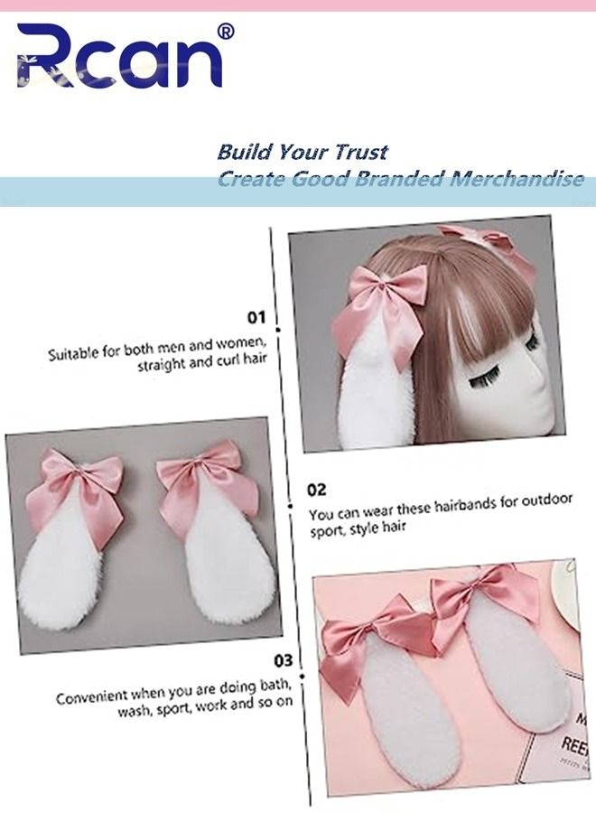 Rcan Adjustable Rabbit Hair clips Accessories for Women Multifunctional Detachable Bendable Bunny Hair Accessories  - Image 5
