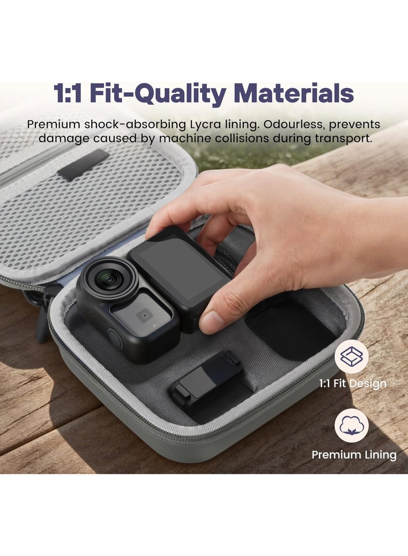 ستارت آر سي حقيبة Osmo Nano، حقيبة حماية محمولة لملحقات DJI Osmo Nano، حقيبة تخزين محمولة من الجلد PU للسفر والتصوير الفيديو في الهواء الطلق - Image 4