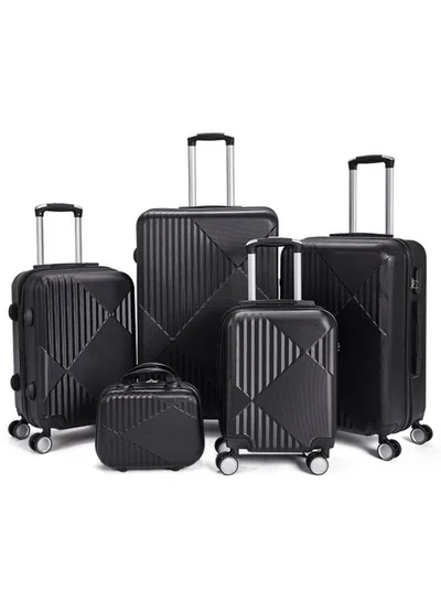 LIMRA Travel Bags From limra it consists of 5 luggage bags with a modern design and a solid black color