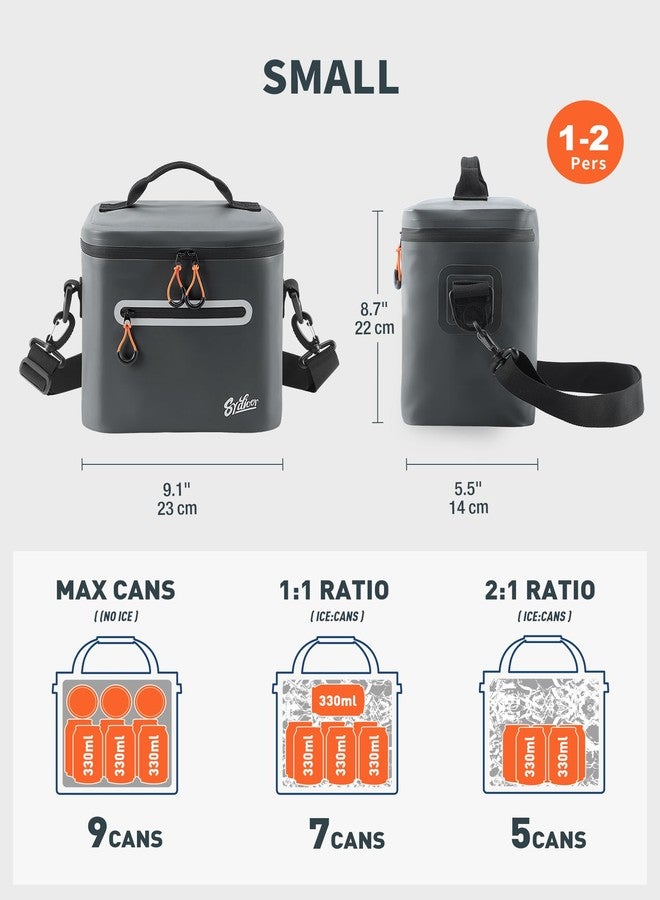Sydioor Soft-Sided Cooler Bag, 10/20/32 Can Portable Ice Chest Box, Waterproof, Leak-Proof, Insulated Cooler for Lunch, Beach, Drink, Beverage, Travel, Camping, Picnic - Image 4