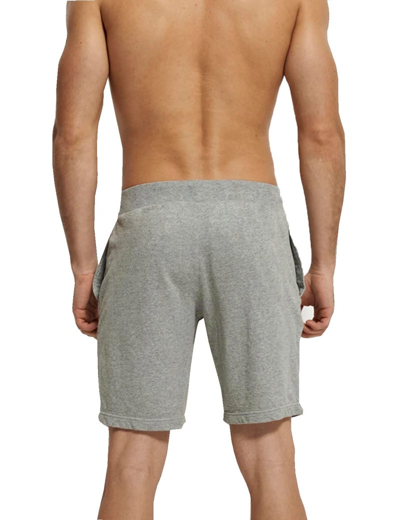 hotfits Men's Grey Cotton Regular Shorts - Workout, Gym, Running, Yoga and Sports Shorts - Camouflage Printed - Image 3