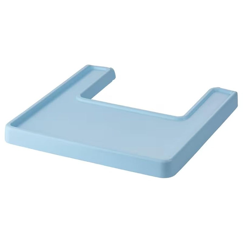 flavouredlove Highchair Tray - Easy-Clean, Child-Friendly Light Blue Tray