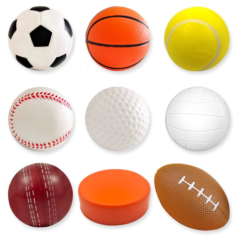 4cm Foam Stress Balls - 9 Styles - Image 1