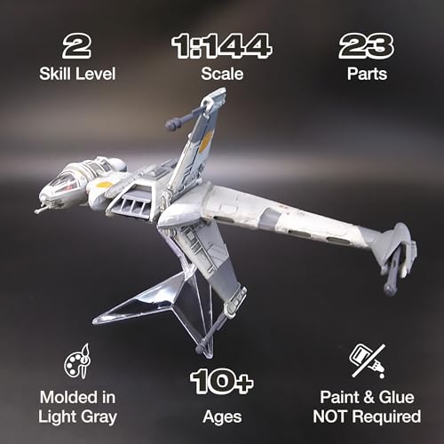 MPC Star Wars: Return of The Jedi B-Wing Fighter (Snap) 1:144 Scale Model Kit - Image 2