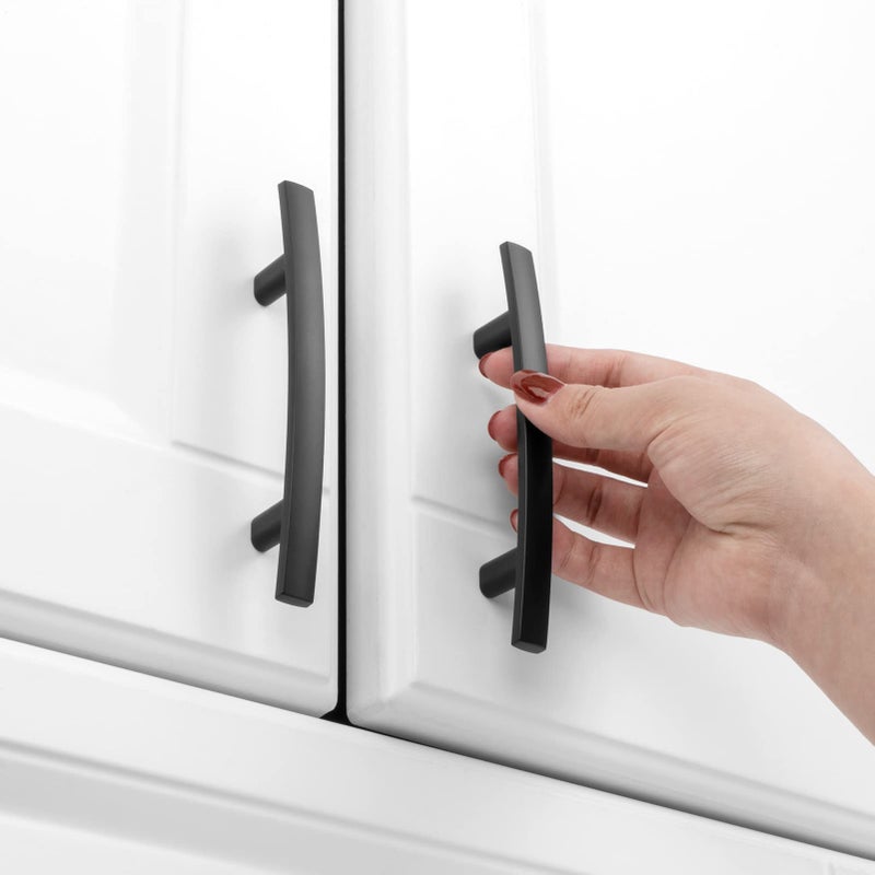 Koofizo 10 Pack 3 Inch Black Kitchen Cabinet Pulls Matte Black Cabinet Handles Black Cabinet Hardware For Kitchen Cabinets 1961 Drawer Dresser Cupboard Bedroom - Image 3