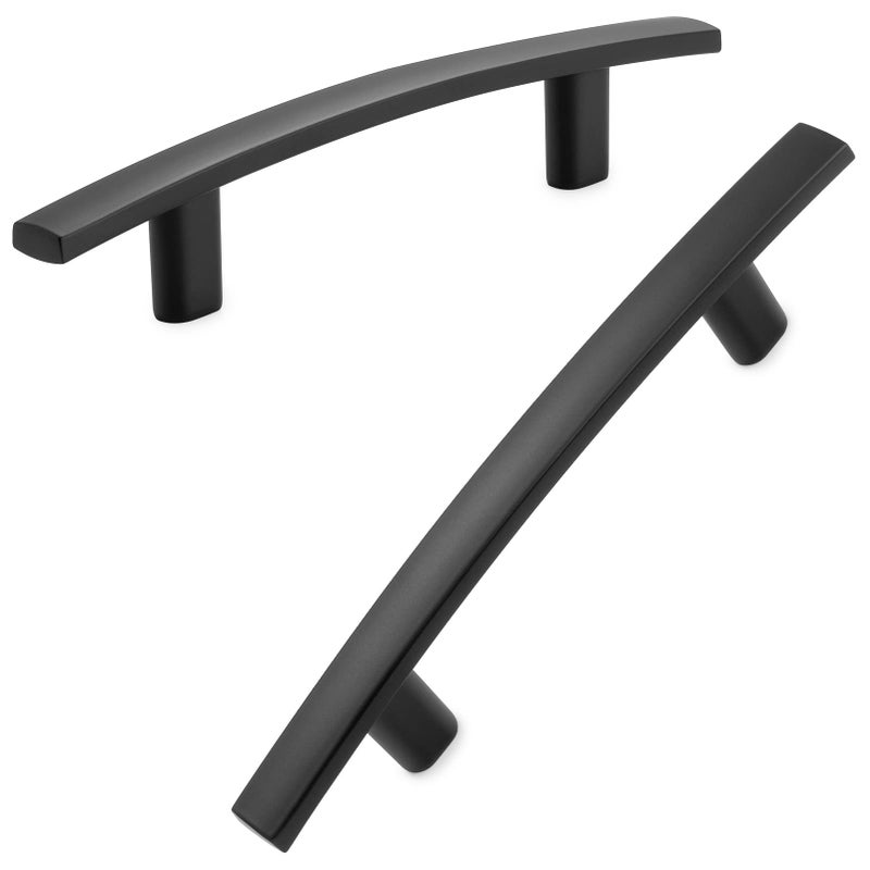 Koofizo 10 Pack 3 Inch Black Kitchen Cabinet Pulls Matte Black Cabinet Handles Black Cabinet Hardware For Kitchen Cabinets 1961 Drawer Dresser Cupboard Bedroom - Image 1