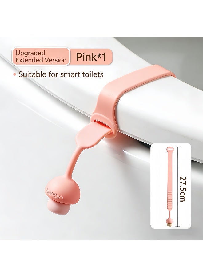 ecoco Toilet Lid Holder, Anti Hand Dirty, Child Anti Dirty Handle Toilet Handle Lid Remover - Image 1