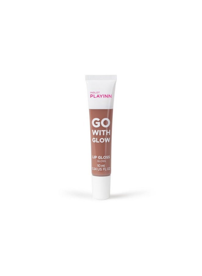 Inglot Inglot INGLOT PLAYINN GO WITH GLOW LIP GLOSS GO WITH NUDE 21 Lip Gloss 