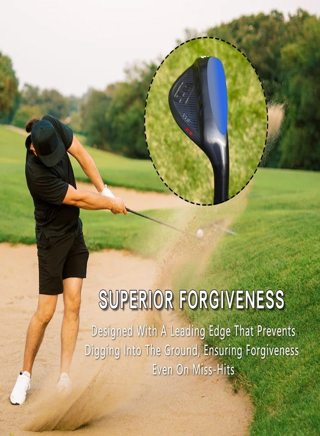 Yamato Full Face Golf Wedge Set or Individual Golf Wedges 50/52/54/56/58/60 Forged Golf Gap Wedge Sand Wedge Lob Wedge Golf Clubs Milled (Stainless Steel, 60 Degree, Regular, Right) - Image 2