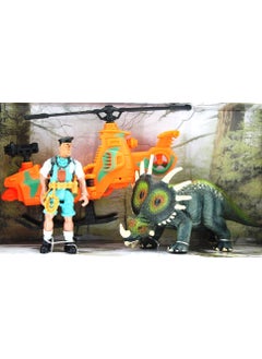 MEGA Dinosaur Hunter Tyriceratops Play Set  - Image 1